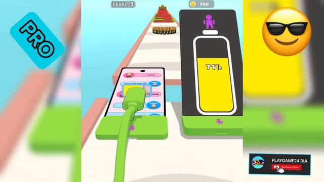 NOOB VS PRO VS HACKER VS GOD IN Charge It Up |Android & iOS смотреть онлайн