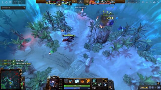 Jakiro Hard Support Gameplay - Patch 7.27d (Dota 2 Gameplay) смотреть онлайн