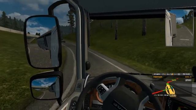 Играем в Euro Truck Simulator 2 С РУЛЁМ!!! #2 Будни дальнобойщика смотреть онлайн