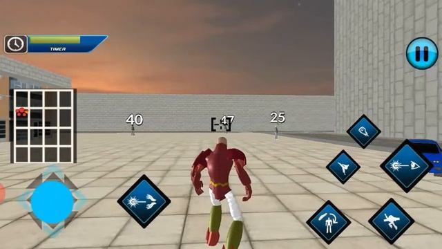 Flying Hero rescue City car transform robot game!! Robot game 2020 смотреть онлайн