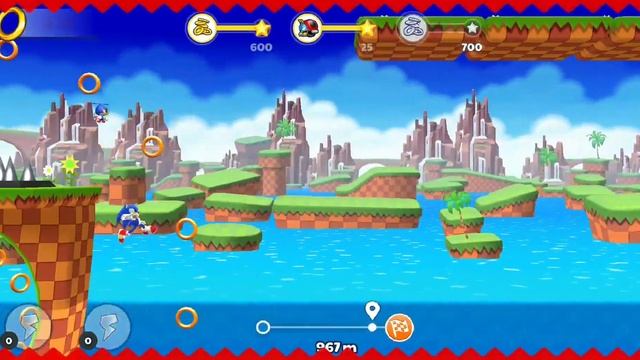 ?Sonic Runners Adventure -Fast Action Platformer-Gameplay (Android / iOS) смотреть онлайн