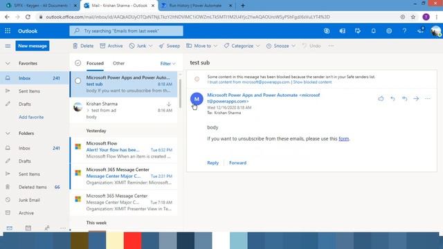 Power Automate - Change From Address Email notification смотреть онлайн