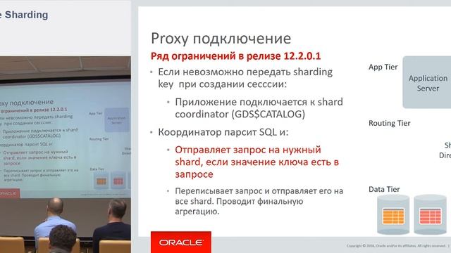 Технический обзор Oracle Sharding