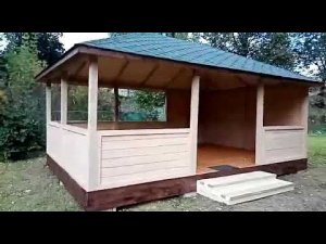 Готовые проекты - беседка Таежная
