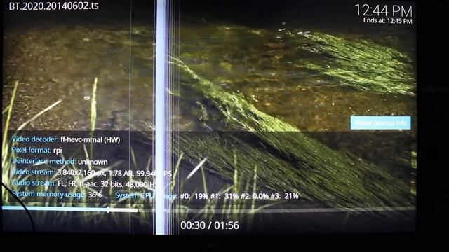Raspberry Pi 4 4K Video Playback in LibreELEC Alpha смотреть онлайн