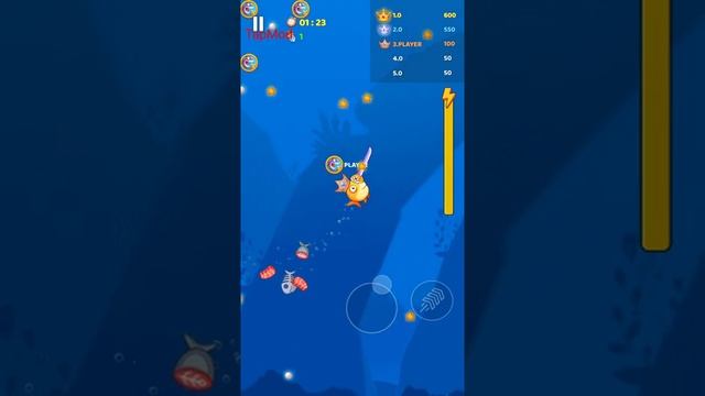 Fish.IO - Hungry Fish - Gameplay Walkthrough Part 1 Tutorial (Android, iOS Gameplay) смотреть онлайн