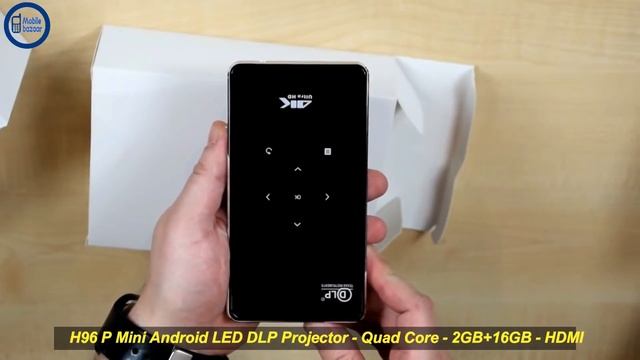 সস্তায় Mini LED Video Projector / Android 6 / Quad Core / 2GB+16GB/H96 Mini Projector in Bangla// смотреть онлайн