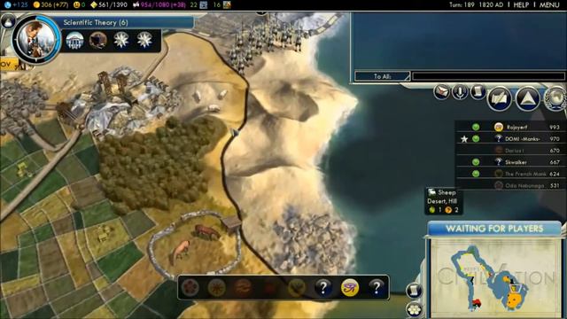 Civilization V Multiplayer (4 Players Free-For-All) - Part 14 | The Turn Rojo is Gonna... смотреть онлайн