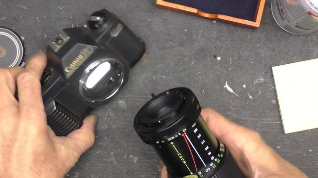 Canon T50 Loose Lens Repair смотреть онлайн