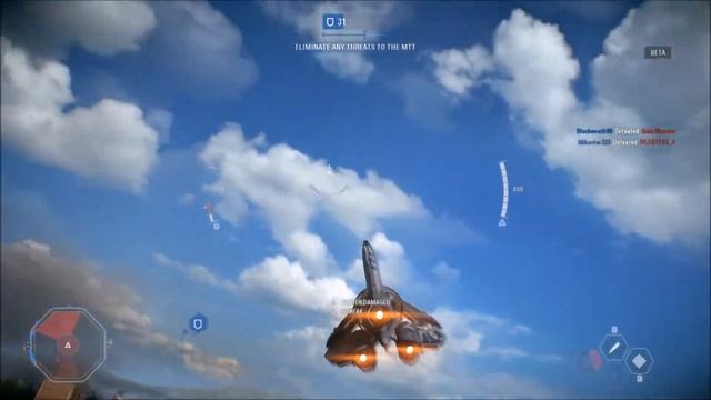 Droid Tri Fighter Gameplay Galactic Assault on Naboo смотреть онлайн