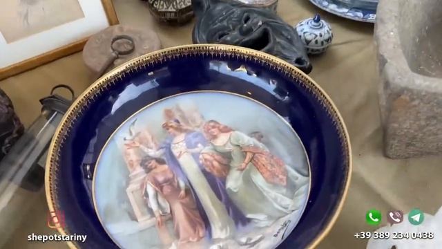 Антиквариат и Винтаж на блошином рынке в Италии ?? Фарфор Мебель Стекло № 3 2023 г. смотреть онлайн