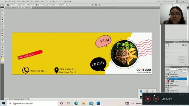 Tutorial Membuat Spanduk Menggunakan Adobe Photoshop CS5 смотреть онлайн