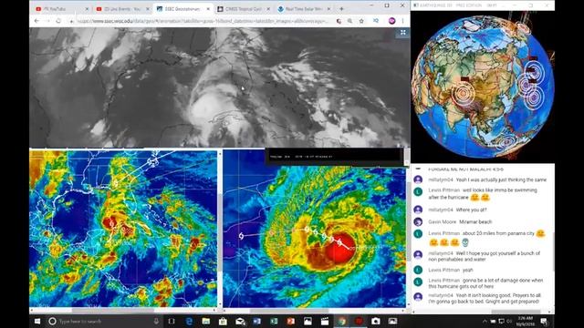 Hurricane Michael CAT 3 and Growing/Cyclone LUBAN/Earthquake Data смотреть онлайн