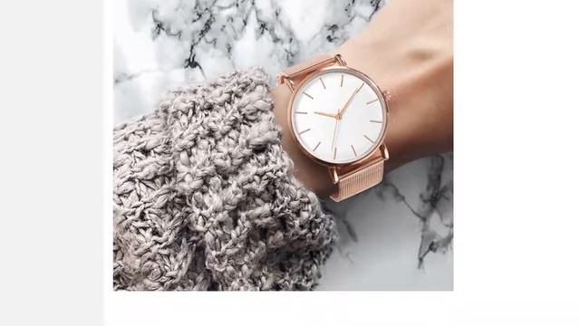 Женские часы из розового золота Montre Femme 2019 женские ультратонкие модные наручные часы с сетча смотреть онлайн