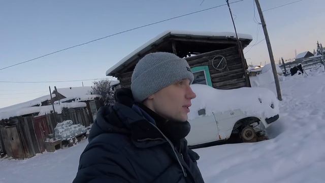 ЯКУТСКАЯ ДЕРЕВНЯ ТЕХТЮР. 22.02.2019. (Одно из первых видео, болтовню можно пропустить, 4 мин) смотреть онлайн