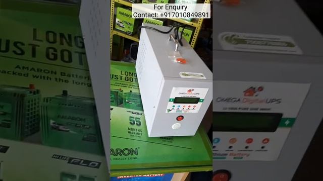 Omega Lithium Battery Inverter | Inbuilt Lithium Battery Inverter | Portable Inverter | English