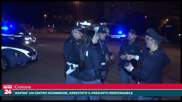 Crotone: rapinò un centro scommesse, arrestato presunto autore смотреть онлайн
