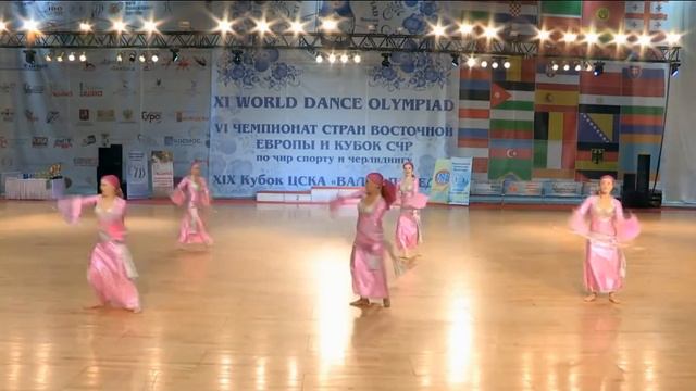 Студия танца Зарина.Всемирная танцевальная олимпиада 2014 Финал.Фолк. смотреть онлайн