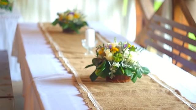 Оформление свадьбы. Р-н "Соломенный бычок". Студия "HW-декор" смотреть онлайн