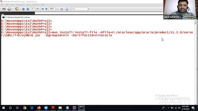 Workshop on MAVEN @ 9:15 AM (IST) Session-5 by Mr.Nataraj смотреть онлайн