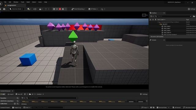 First small game programmed in Unreal Engine 5 смотреть онлайн