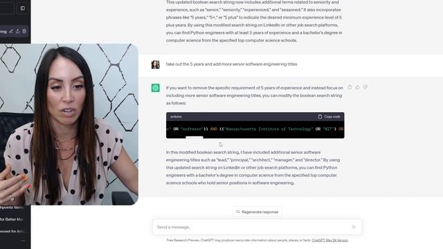Unleash the Recruiting Power of ChatGPT: Build Boolean Strings to Find the Perfect Candidates! смотреть онлайн