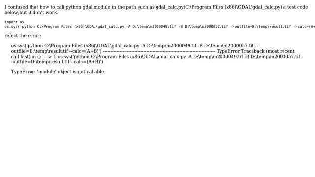 GIS: How to call gdal module in python? смотреть онлайн