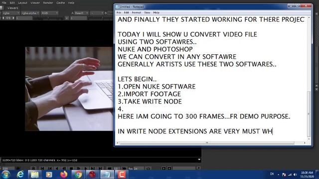 CONVERT VIDEO FILE INTO IMAGE SEQUENCES |# NUKE AND PHOTOSHOP TUTORIAL смотреть онлайн