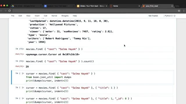 MongoDB смотреть онлайн