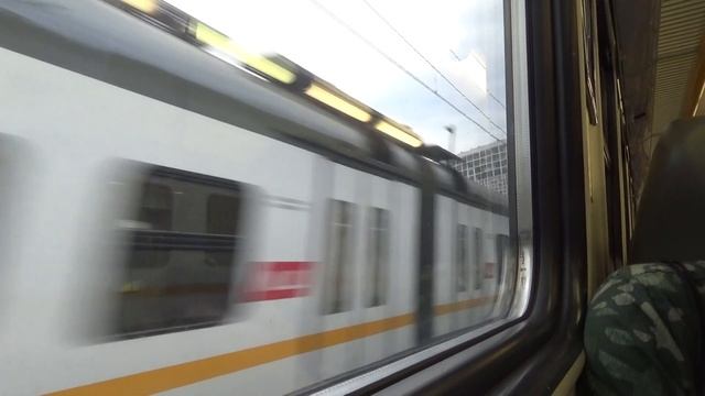 Поездка на электропоезде ЭП2Д-0026 от станции Каланчёвская до станции Тушинская смотреть онлайн