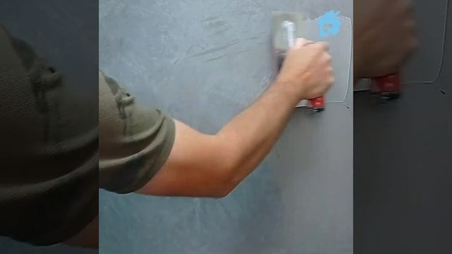 Нанесение декоративной штукатурки Бархата Мейно Бархат (Meino Vetra)