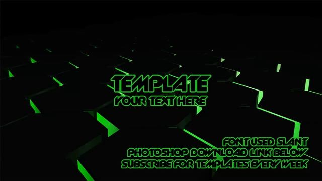 Gaming Channel Art Template 6 - Free Photoshop Download смотреть онлайн