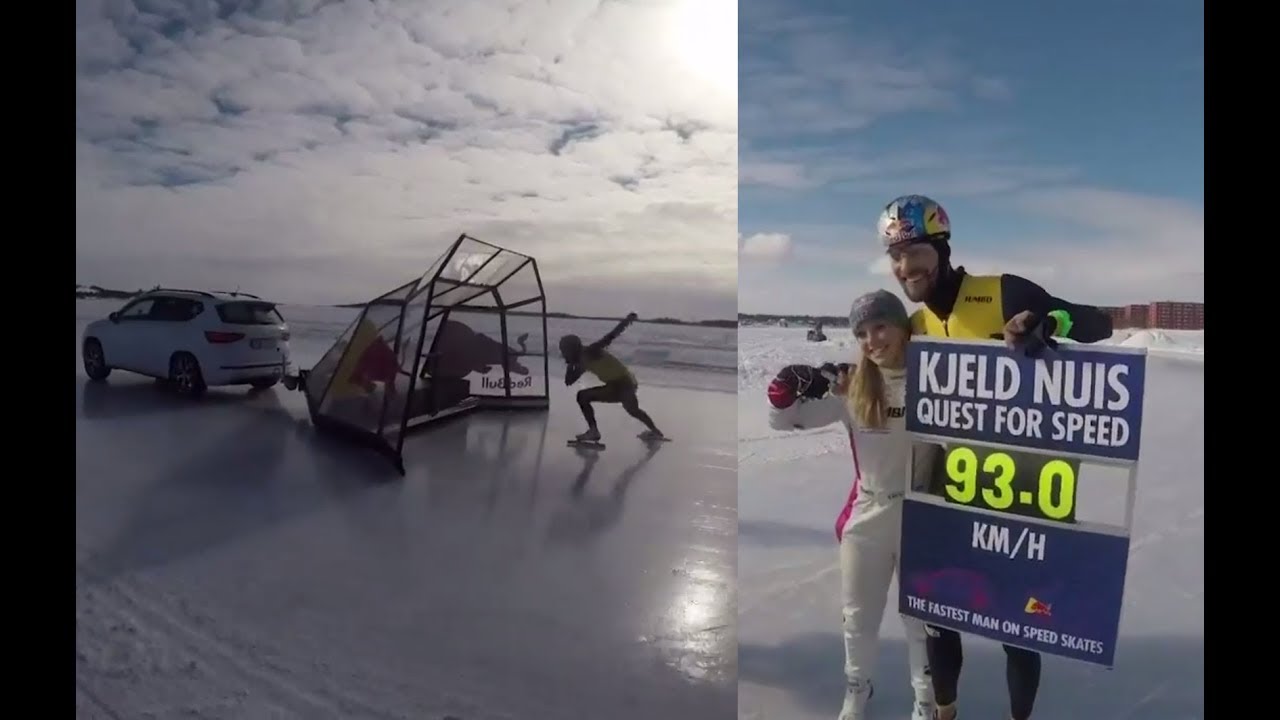 Мировой рекорд скорости катания на коньках