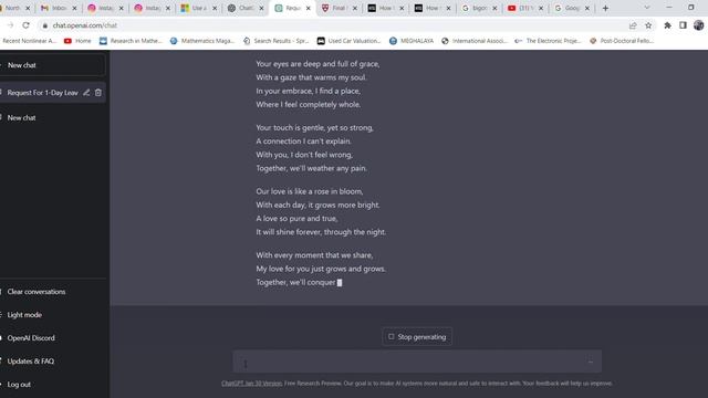 Leave application,love letter...python code written by #chatgpt смотреть онлайн