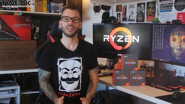 AMD Ryzen 7 overclocking - 1800X, 1700X og 1700 - Tweak.dk смотреть онлайн