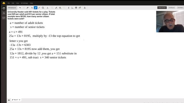 solving a system of equations смотреть онлайн