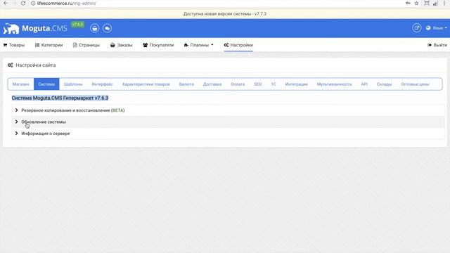 Обзор раздела система смотреть онлайн
