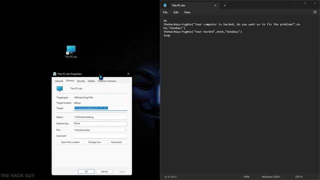 How to use vbs to create error messages смотреть онлайн