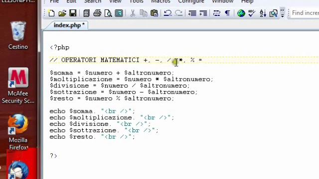 CORSO BASE PHP LEZIONE 02 смотреть онлайн
