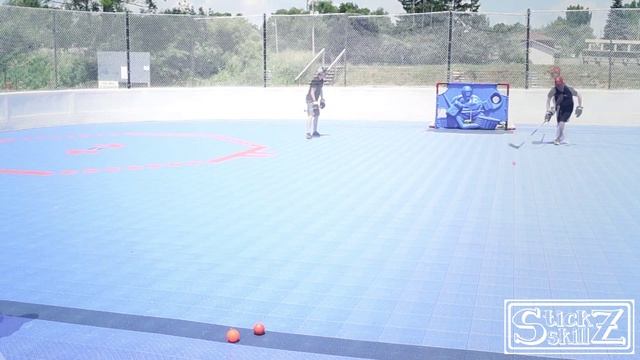 How to Skillz - Ball Hockey - 4 on 0 Progression Drill смотреть онлайн