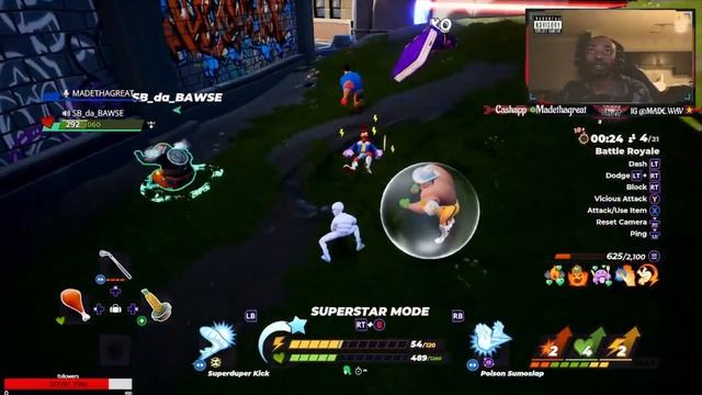 WILL SUMOSLAPS AND SUPER KICK PROTECT ME AGAINST THE WHOLE LOBBY? RUMBLEVERSE DUOS W/ MADETHAGREAT1 смотреть онлайн