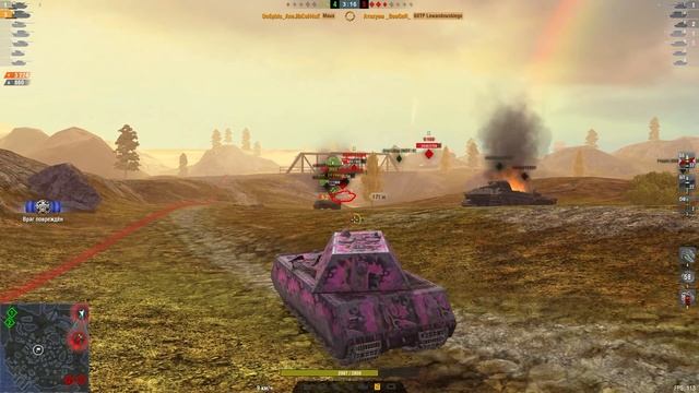 Maus c 240 IQ! Противники не догадывались насколько опасен этот игрок в WOT BLITZ смотреть онлайн