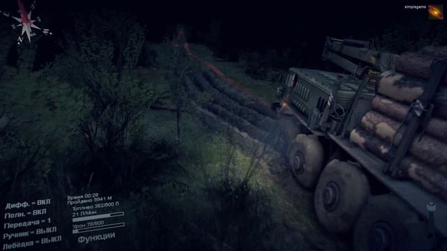 SPINTIRES 2014. Карта "Холм". Средняя сцепка :) (#18) смотреть онлайн