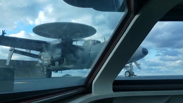 E2 on Cat 2, preparing for launch. CVN 78. Gerald R Ford. смотреть онлайн