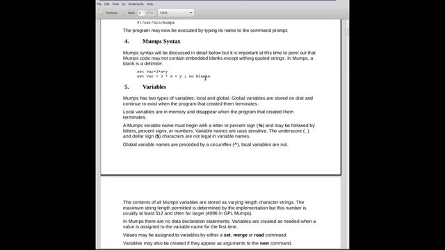 Mumps Programming Language Tutorial Part 1 смотреть онлайн