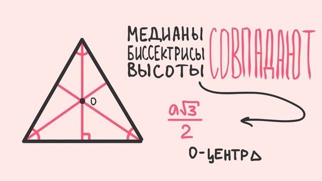 Свойства равностороннего треугольника смотреть онлайн