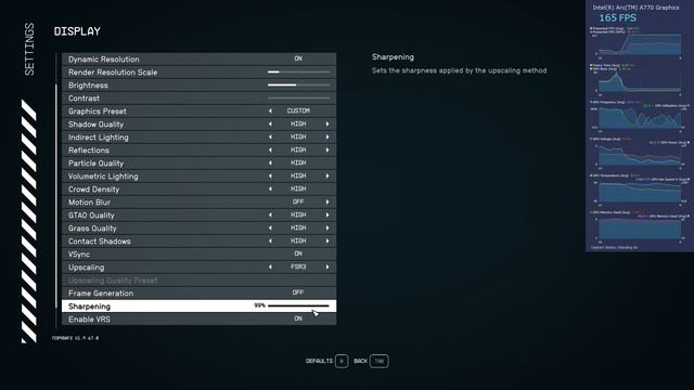 Intel Arc Starfield FSR3 XESS Beta (HUGE CHANGES)