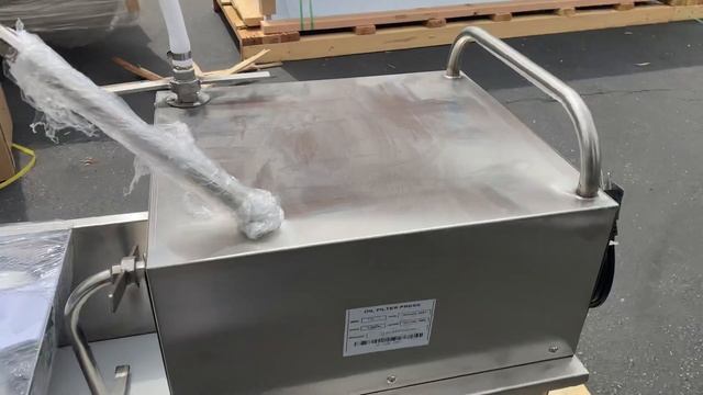 Portable Fryer Oil Filter 55 lbs Reversible Pump Mobile Commercial Filter System Oil Filter Machine смотреть онлайн