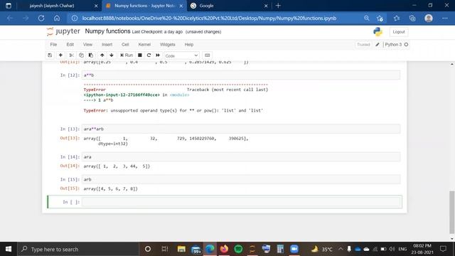 Lecture 14 : Numpy 11: Numpy Functions 1: Arithmetic | Data #Analysis #MachineLearning | #Python смотреть онлайн